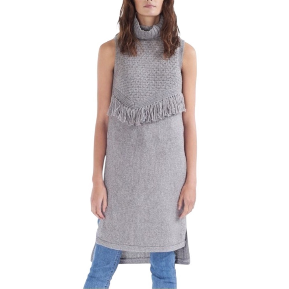 Anthropologie Nomad Morgan CarperSleeveless Turtleneck Sweater Tunic